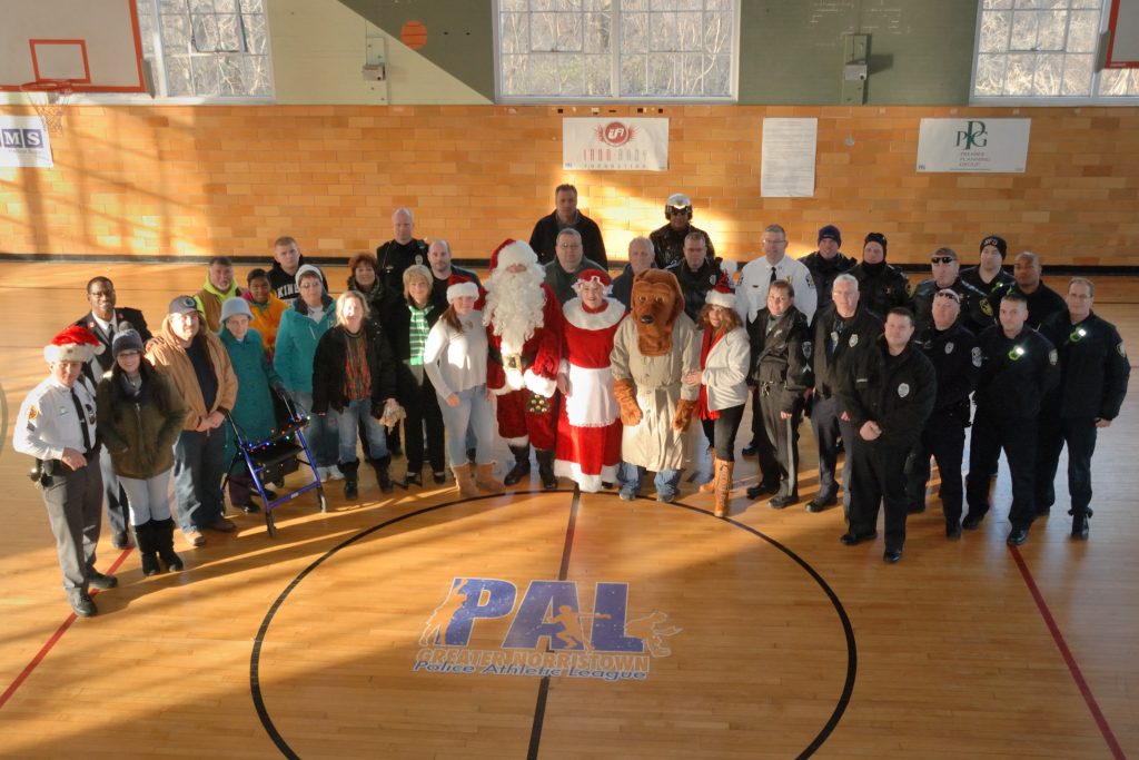 The group prior to the start of the parade to the Salvation Army in Norristown.