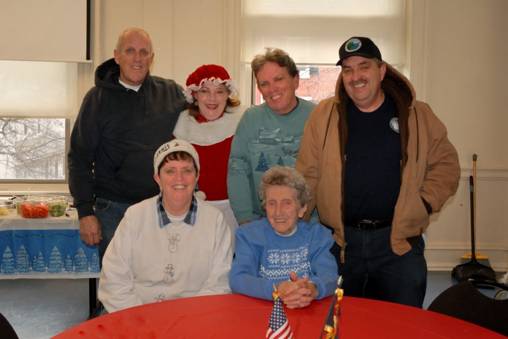 The family of Lt. Patty Simons after the truck had been emptied.